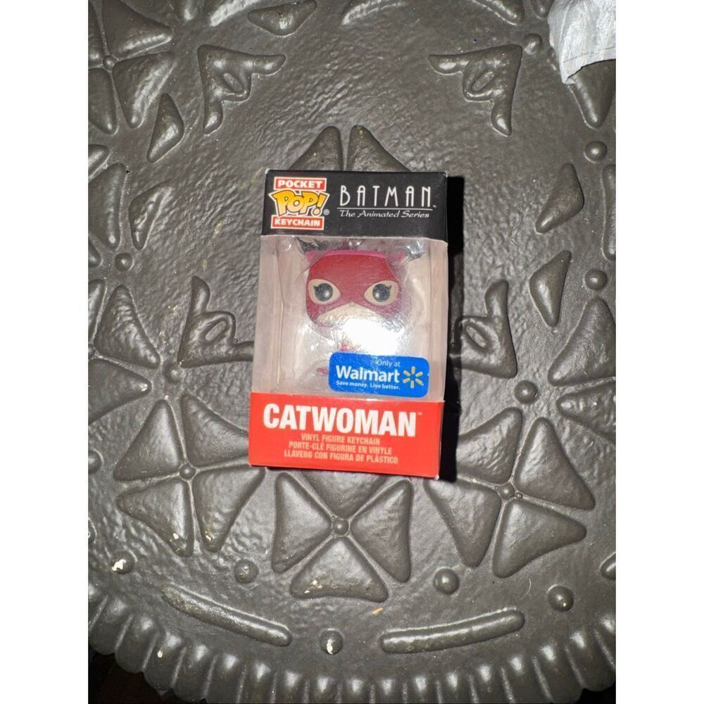 Catwoman heart valentines funco pop keychains nib mini bag charm decor backpack